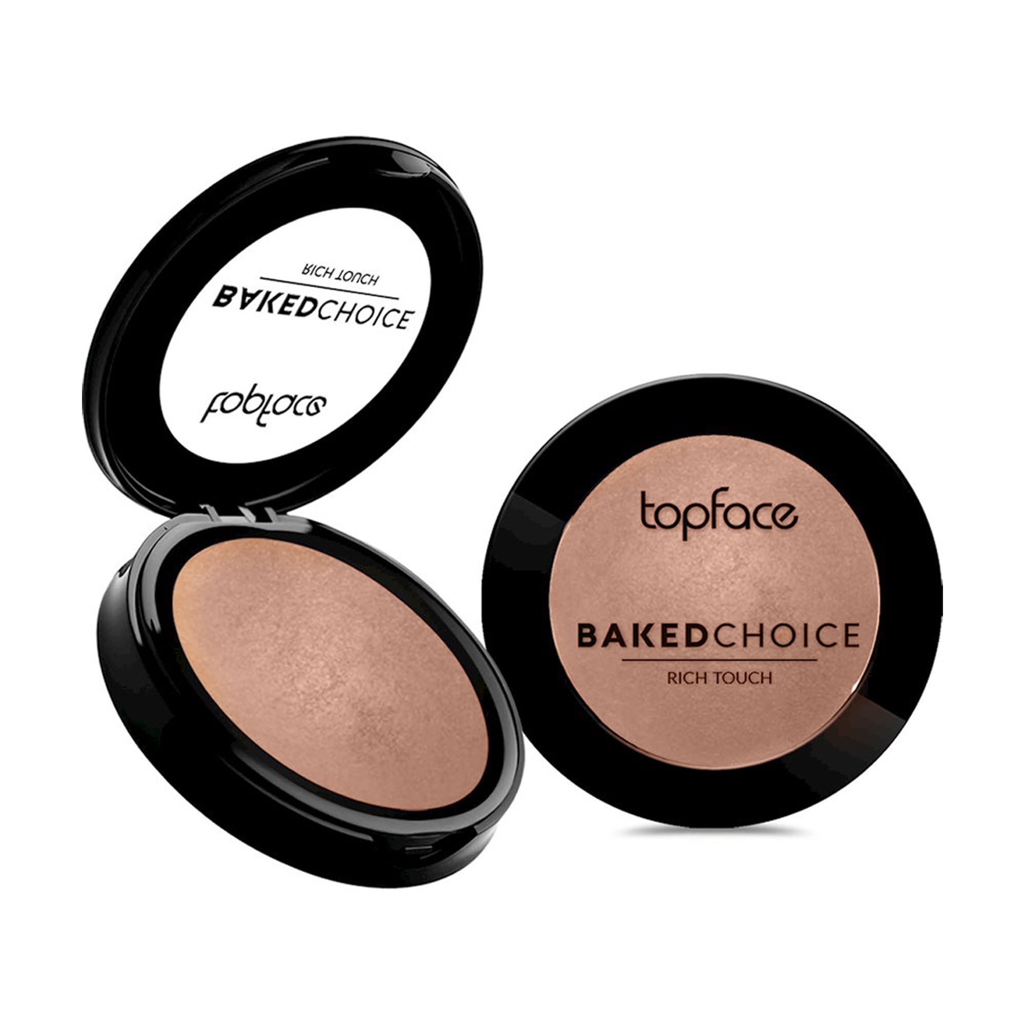 Запечені рум'яна для обличчя TopFace Baked Choice Rich Touch Blush On, 03 Top Secret, 5 г
